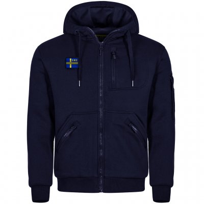 Nordic Army Defender Summer Hoodie - Marinblå