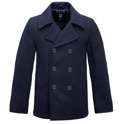 Brandit U.S. Navy Peacoat - Navy Blue