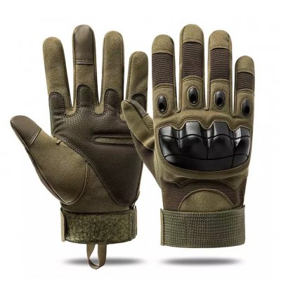 Tactical Outdoor Touch Screen Gloves - Army Green