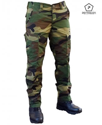 Pentagon Army Bukser ACU model Woodland Camo