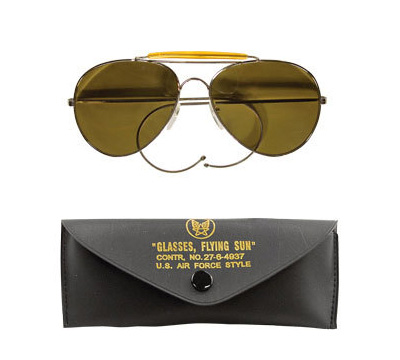 U. S. AIR FORCE PILOT BRILLER GRØN