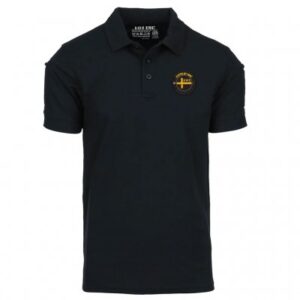 Tactical Polo Shirt Black – Aldrig Ge Upp