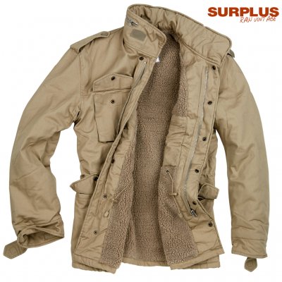 Surplus Raw Paratrooper Lumberjakke - Beige