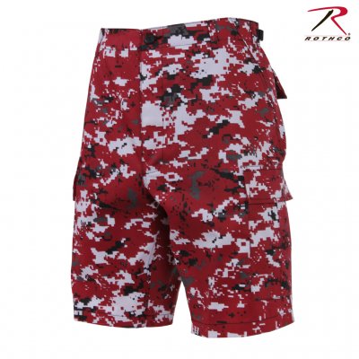 Rothco BDU Shorts - Digital Red Camo