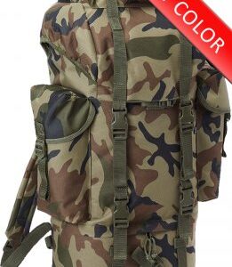 Bundeswehr Tysk Combat Rygsækken 65L - Woodland camo