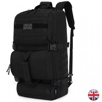 Brittisk Operators Army Duffle Bag 60 Liter - Black