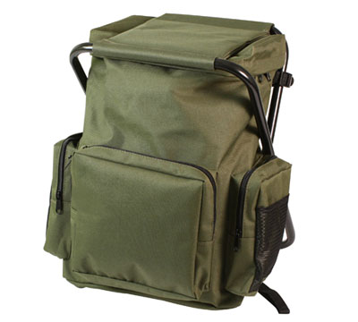 US rygsæk & stol OD