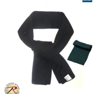 G.I. BLACK WOOL SCARF