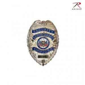 US SECURITY ENFORCEMENT OFFICER'' Metallmärke Silver