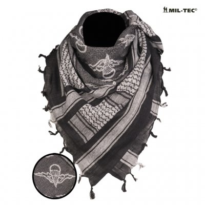 Brittisk Shemagh Palestinasjal Paratrooper - Black