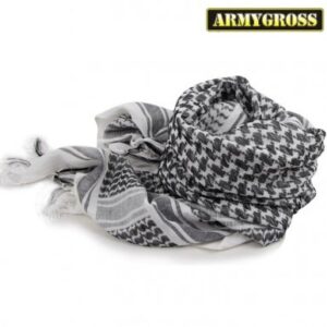 Shemagh Palestinasjal Svart/Vit