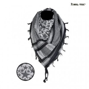 Brittisk Shemagh Palestinasjal STAR - Black