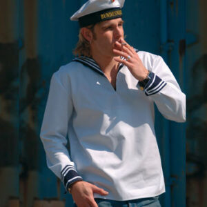 Navy Sjömansskjorta/ seglarskjorta -UNISEX