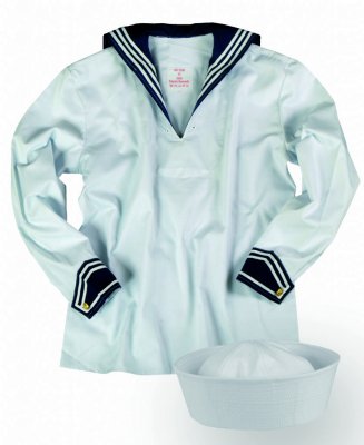 Sailor shirt med Sailor Hat - UNISEX