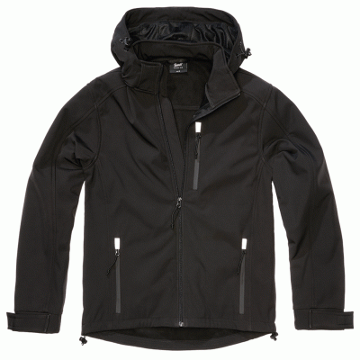 Brandit Softshelljakke Hurricane Reflex - Black