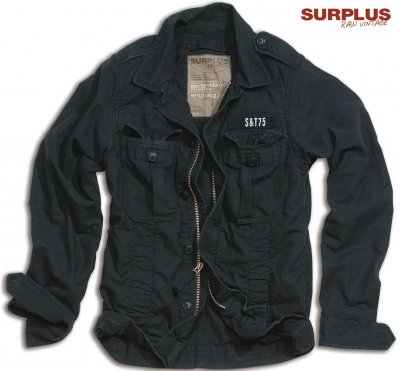 Surplus Heritage Jakke Sort