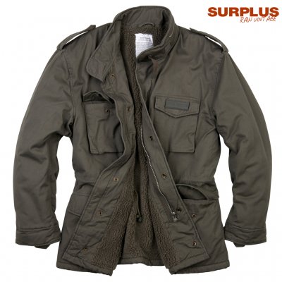 Surplus Raw Paratrooper Lumberjakke - OD