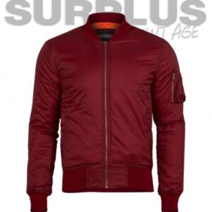 Surplus Raw Bomber Jakke - Bordeaux