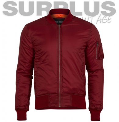 Surplus Raw Bomber Jakke - Bordeaux