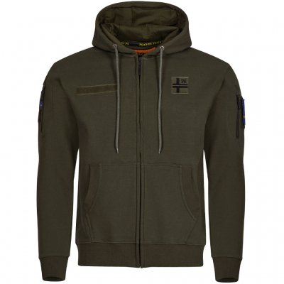 Nordic Army Tactical Zipper SWE Hoodie - Army Green
