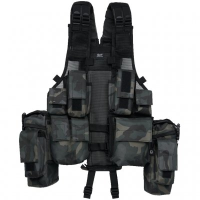 Brandit Tactical Vest - Dark Camo