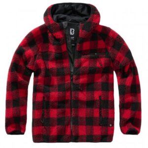 Brandit Teddyfleece Worker Sherpa Jakke - Red