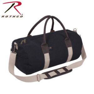 Rothco 19" Canvas & Leather Gym Bag Sort
