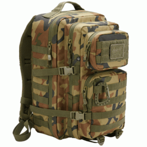 Brandit US Assault Rygsæk Large - 40Liter - Woodland Camo