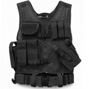 Mil Tec USMC Tactical Vest Black