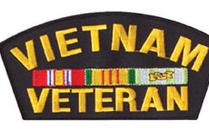 Amerikansk klassisk VIETNAM VETERAN Tygmärk