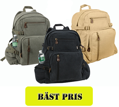 VINTAGE Canvas Survival rygsæk