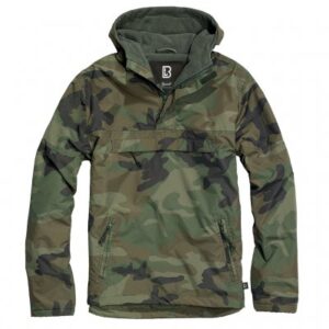 Brandit Anorak Wind & vandafvisende Woodland Camo